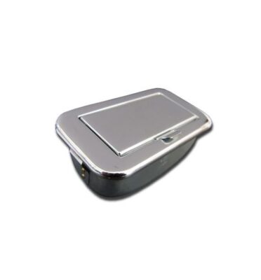 German quality chrome ashtray complete