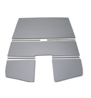 Roof lining set for double cab pick up in ABS textured grey Set of 8 58-67